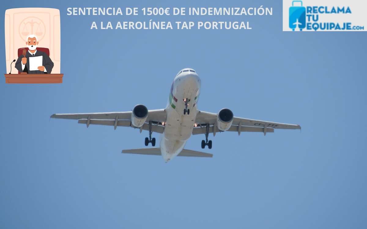 SENTENCIA DE 1500€ DE INDEMNIZACION A LA AEROLINEA TAP PORTUGAL